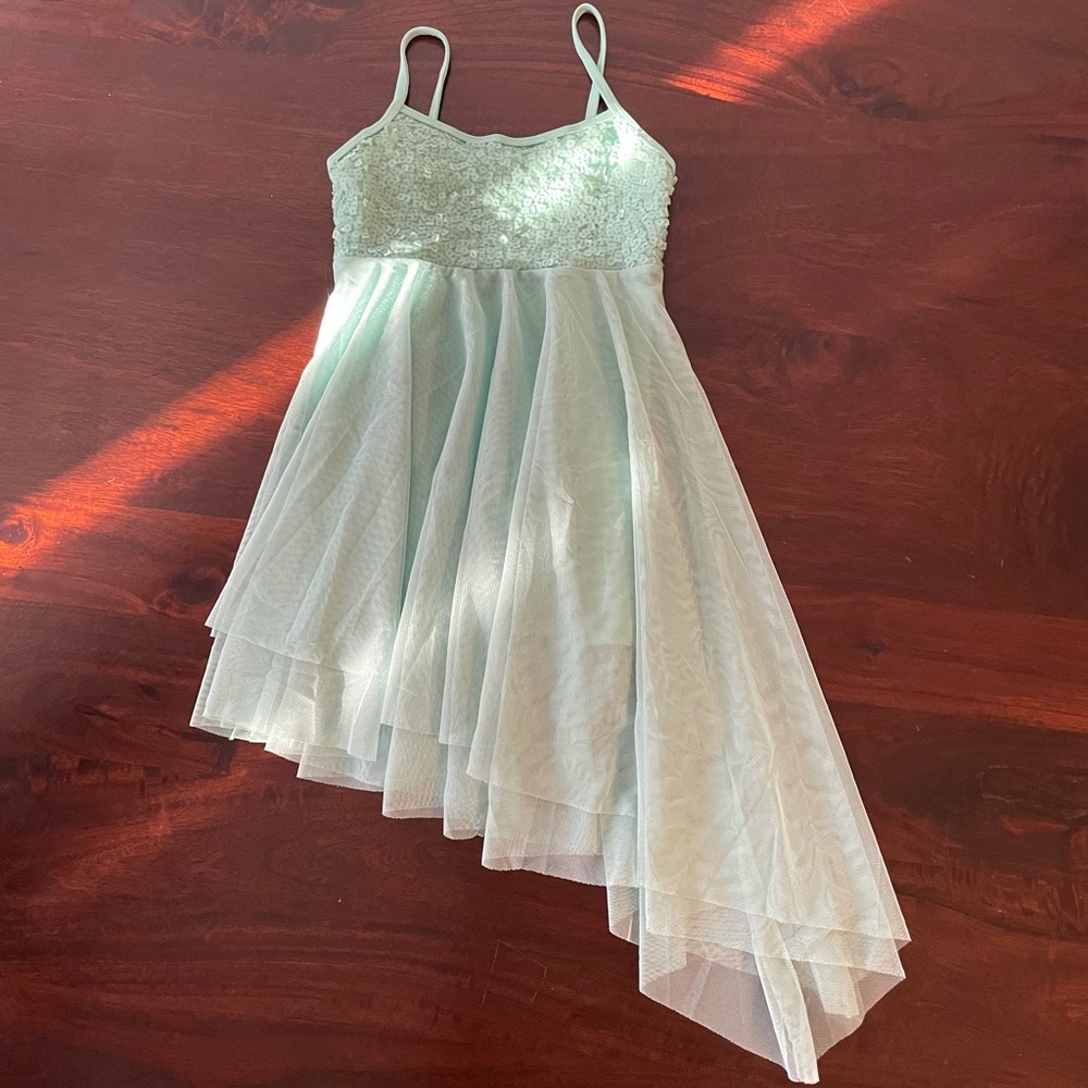Double Platinum Childs Medium dance costume
